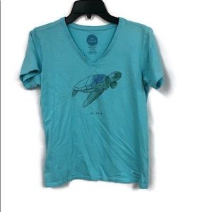 Life Is Good Tops - LIFE IS GOOD SEA TURTLE CRUSHER T SHIRT S Life Is Good Tops - LIFE IS GOOD SEA TURTLE CRUSHER T SHIRT S